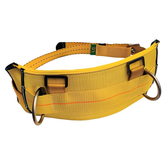 Derrick Belt, Work Positioning D-rings, Tongue Buckle - All Sizes
