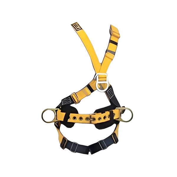 Cross Over Construction Climbing Harnesses, Back, Front & Side D-Rings- All Sizes