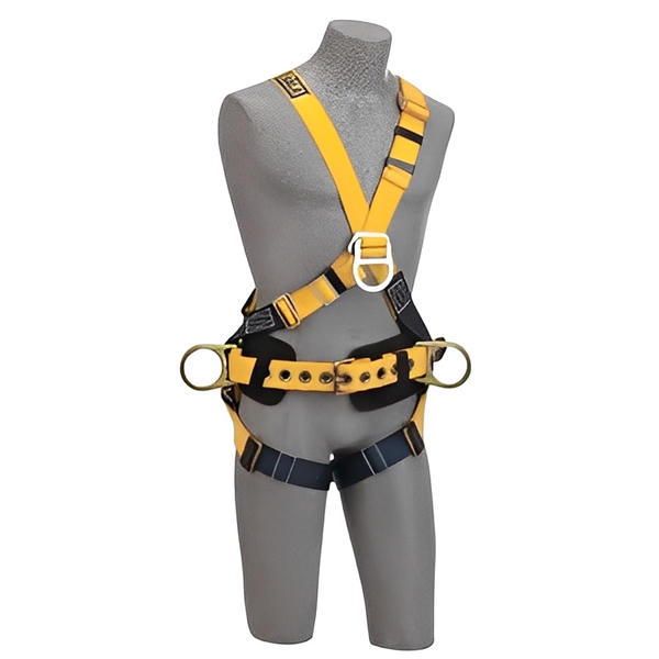 Cross Over Construction Climbing Harnesses, Back, Front & Side D-Rings- All Sizes