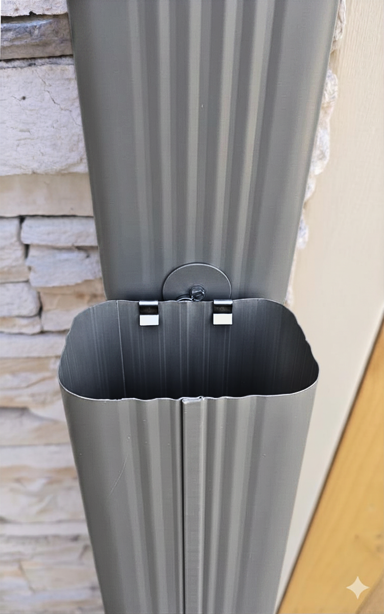 Magnetic Downspout Extension Retention Clip