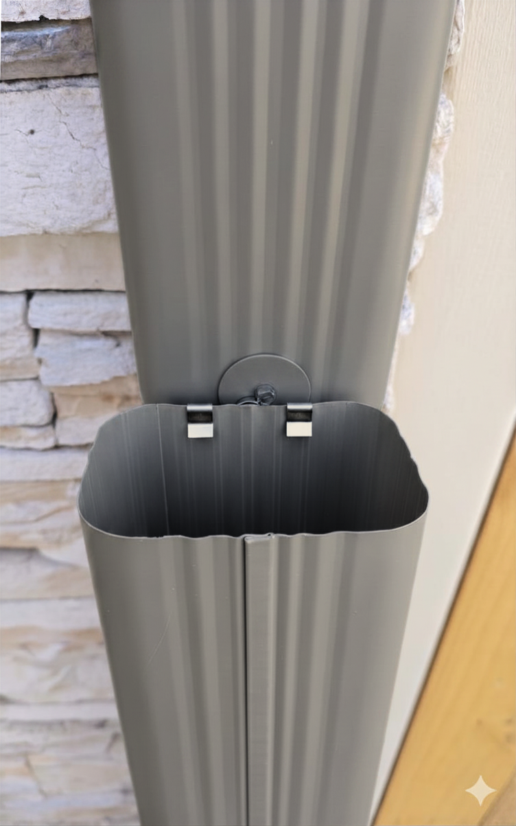 Magnetic Downspout Extension Retention Clip