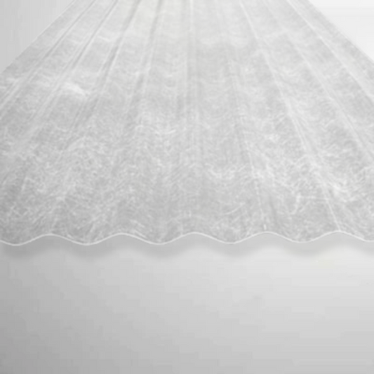 8 Oz Clear Corrugated Fiberglass Sheet - All Sizes