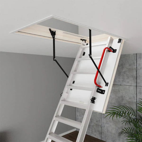 Aluminum Aesthetic Attic Ladder - 47in x 23.5in