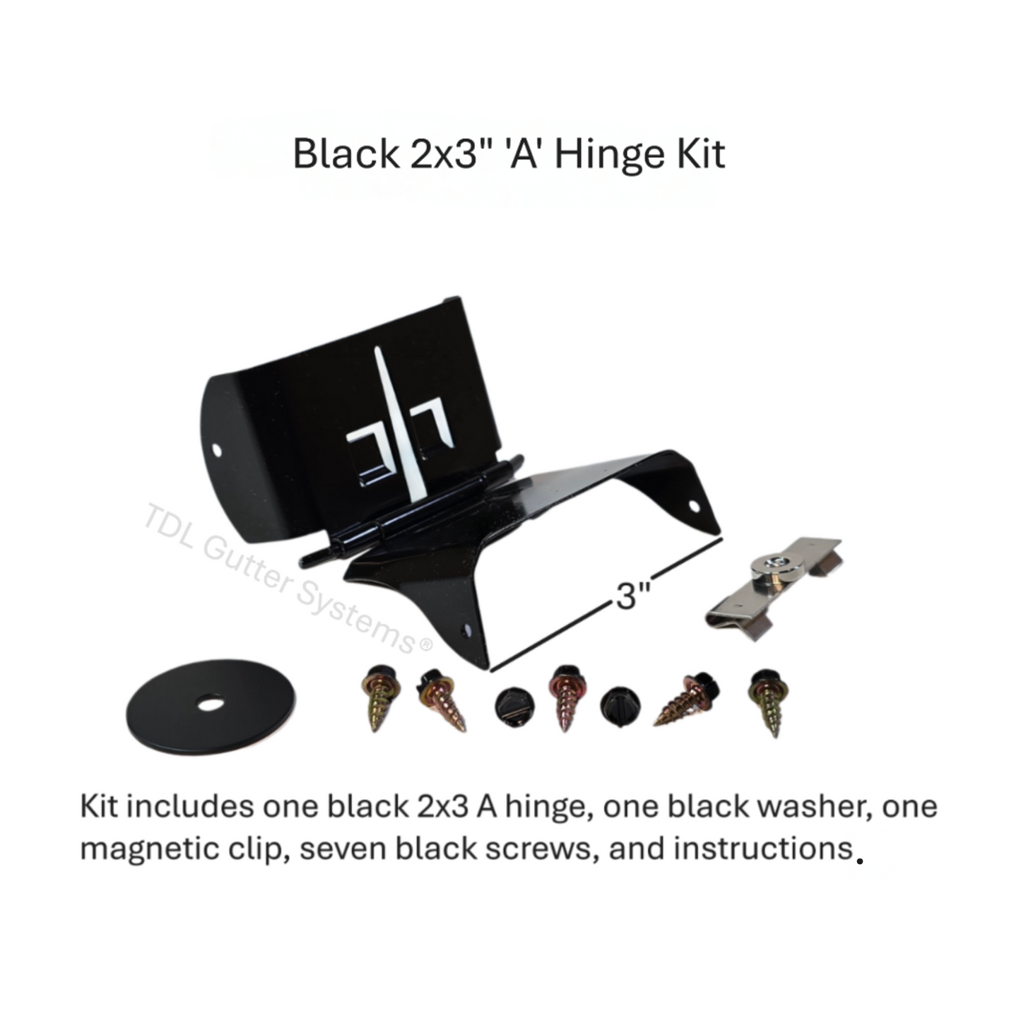 Magnetic Downspout Retention Clip With Steel Hinge
