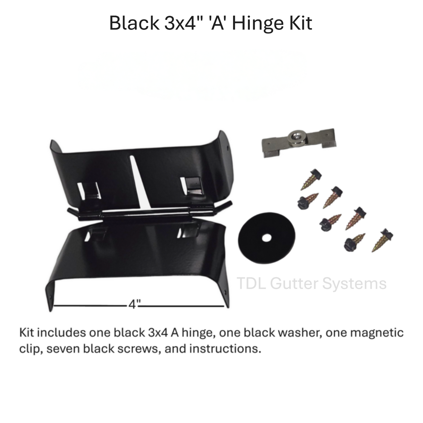 Magnetic Downspout Clip with Hinge