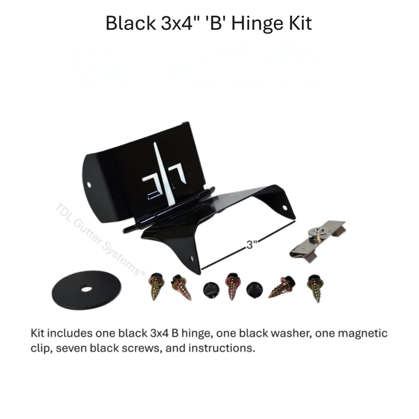 Magnetic Downspout Clip with Hinge