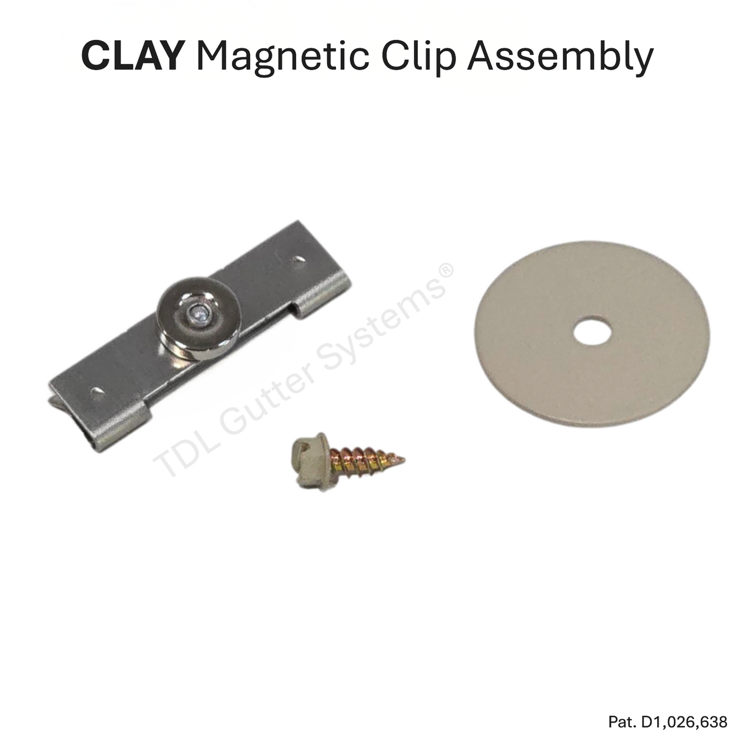 Downspout Extension Retention Clip