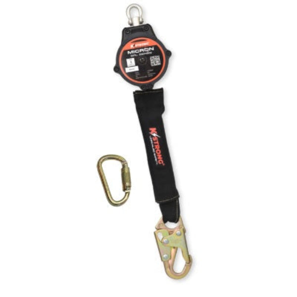 Micron Arc Flash Self Retracting Lifeline - Steel Snap Hook - All Sizes