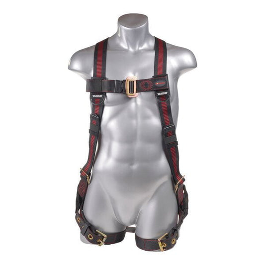 Kapture 5 Point Elite Full Body Harness - Dorsal D-Ring - Tongue Buckle Legs - All Sizes