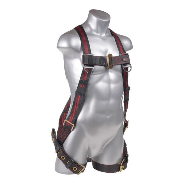 Kapture 5 Point Elite Full Body Harness - Dorsal D-Ring - Tongue Buckle Legs - All Sizes