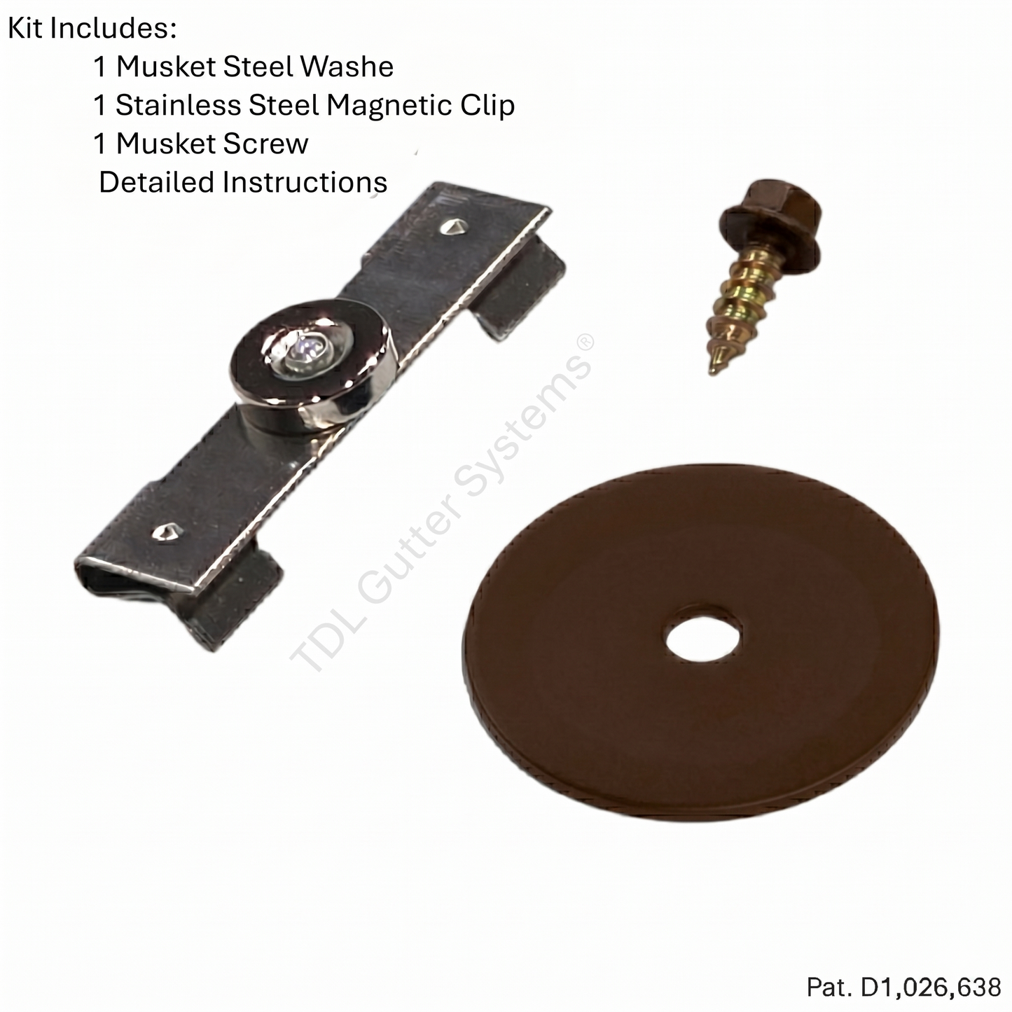 Magnetic Downspout Extension Retention Clip
