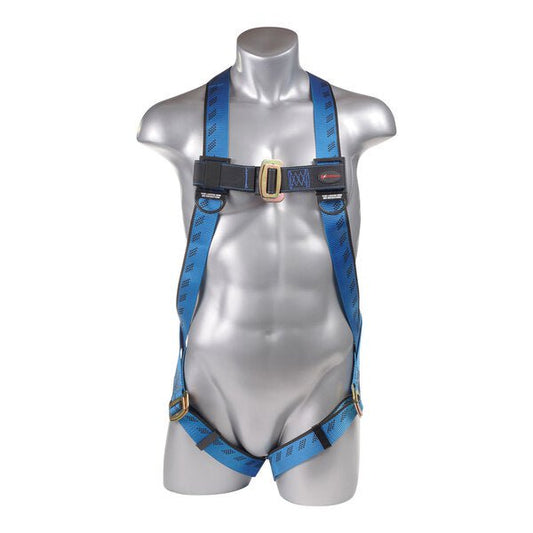 Kapture 3 Point Essential Full Body Harness - 3D - Rings - Tongue Buckle Legs - All Sizes