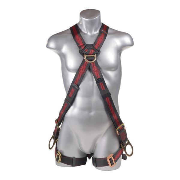 Kapture 5 Point Elite Full Body Harness - Crossover Design - 4 D-Rings - Pull Thru Legs - All Sizes