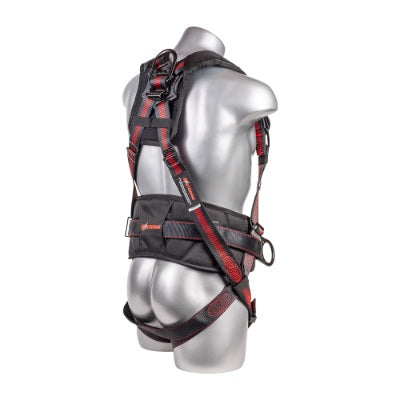 Kapture 5 Point Epic Full Body Harness - 3 D-Rings - QC Chest & Legs - Shoulder Pads & Waist Belt - All Sizes