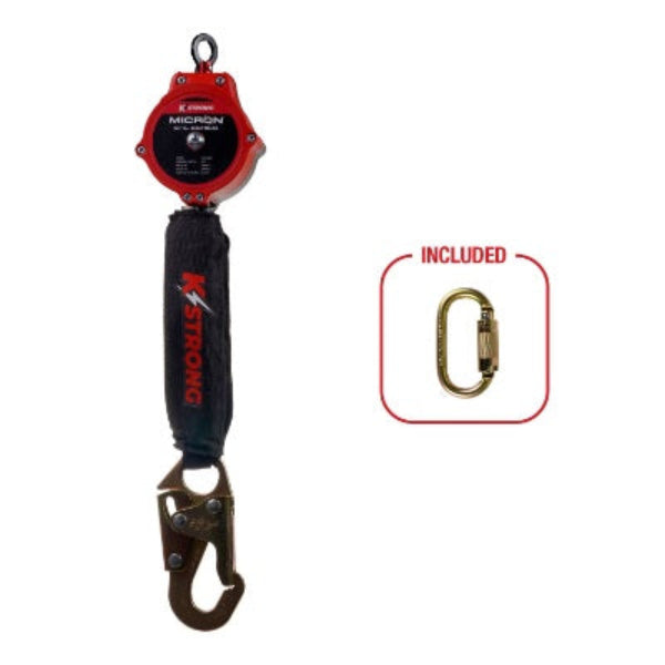Micron Self Retracting Lifeline (Steel Snap Hook) - 6ft