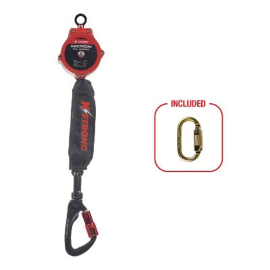 Micron Self Retracting Lifeline (Aluminum Carabiner) - 6ft