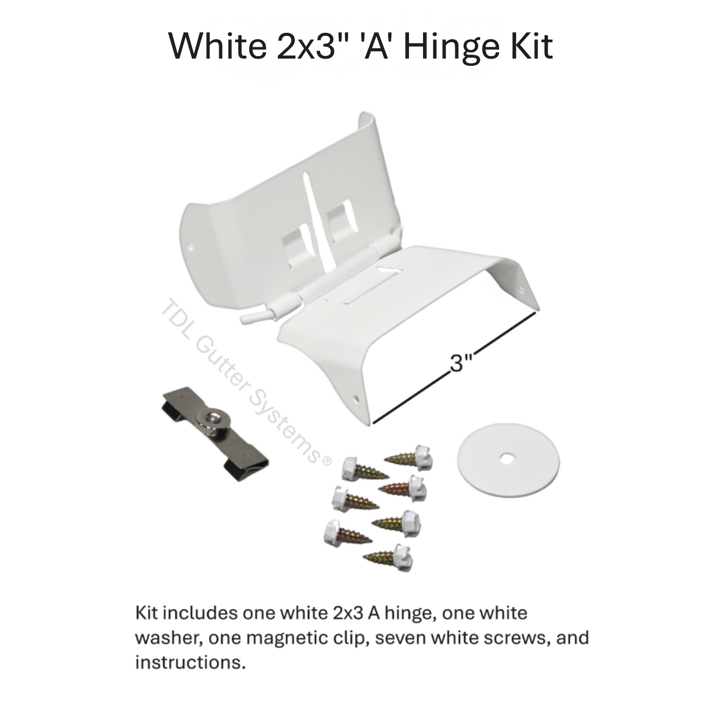 Magnetic Downspout Clip with Hinge