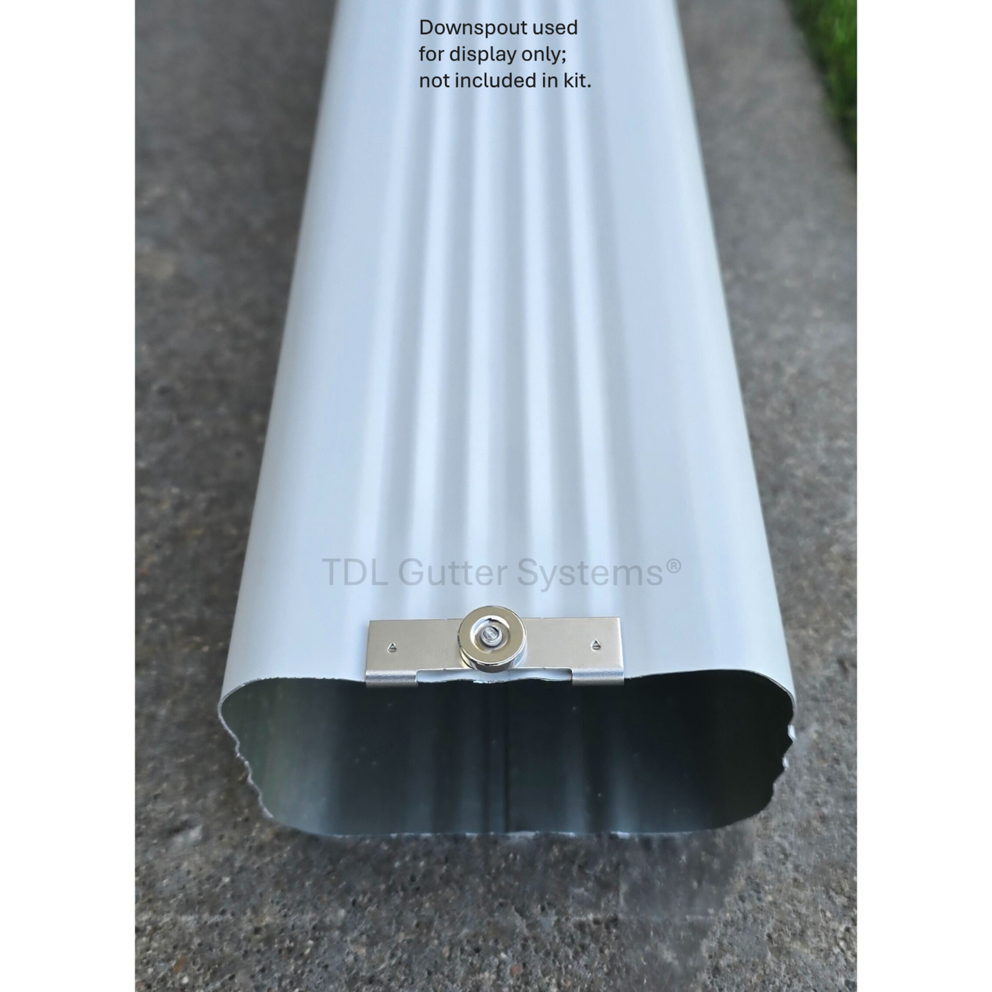 Magnetic Downspout Retention Clip With Steel Hinge