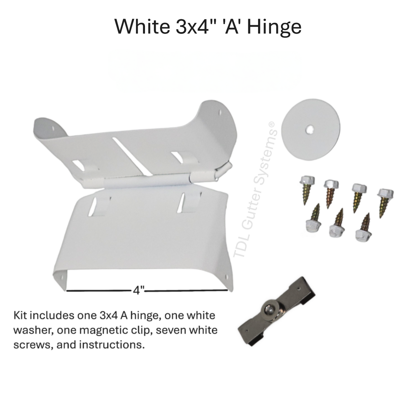 Magnetic Downspout Clip with Hinge