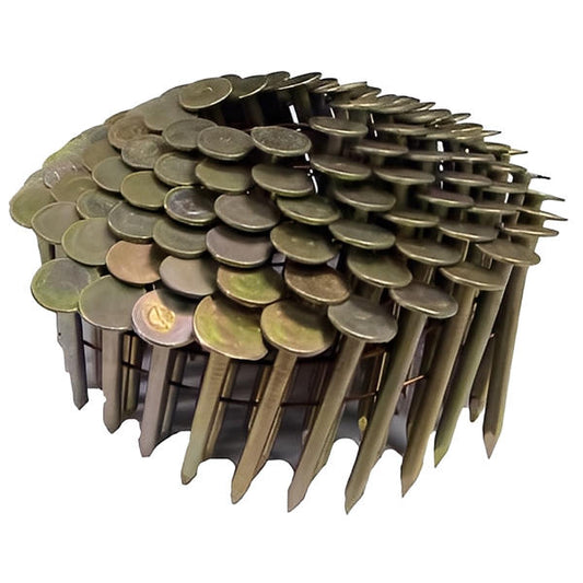 Coil Roofing Nails Electro-Galvanized Smooth - All Lengths